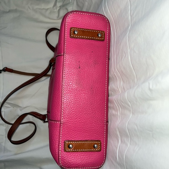 Dooney & Bourke Pebble Grain Small Lexington Fuchsia - Picture 9 of 9